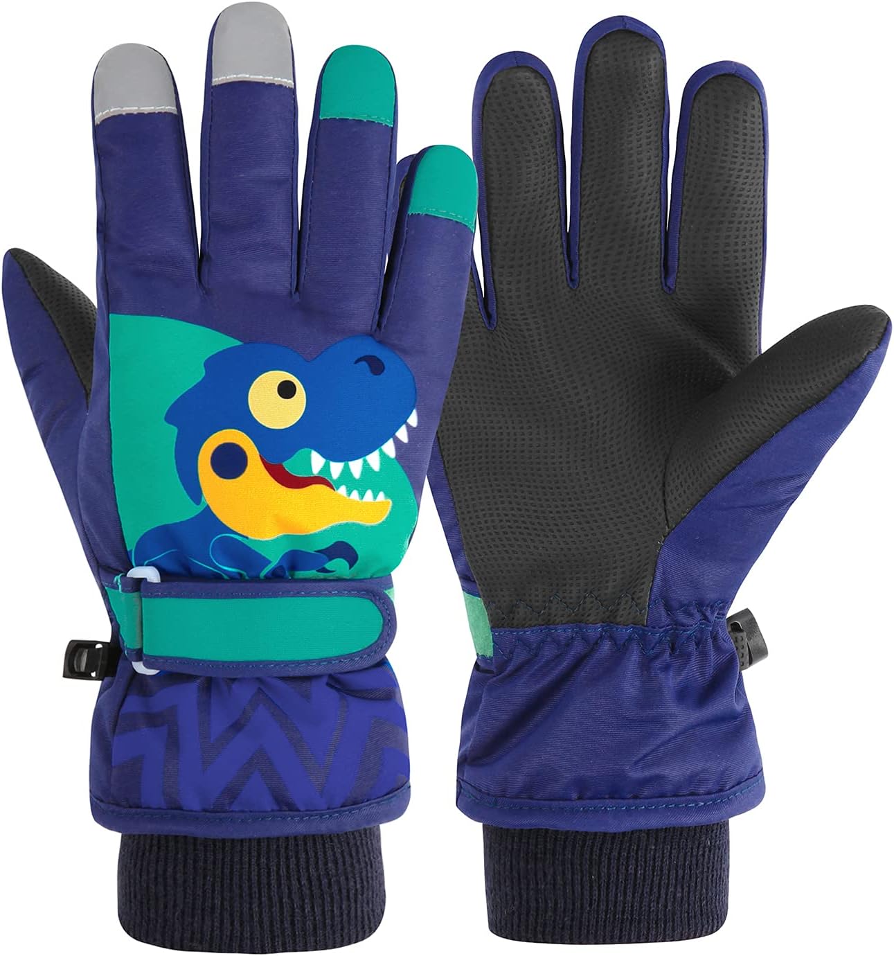 American Trends Kids Waterproof Winter Gloves Warm Snow Gloves Boys Girls Ski Gloves Toddler Mittens Windproof