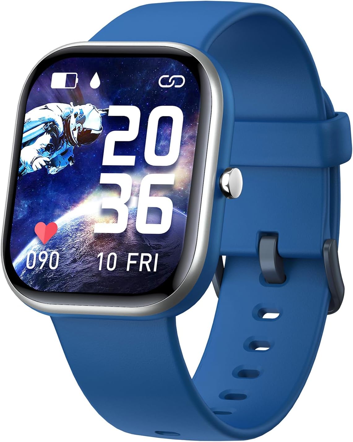 Kids Smart Watch for Girls,IP68 Waterproof Kids Fitness Tracker Watch with 1.5 Inch DIY Face,Heart Rate Sleep Monitor,19 Sport Modes,Calories Counter,Alarm Clock,Great Gifts for Children 6+ (Blue)