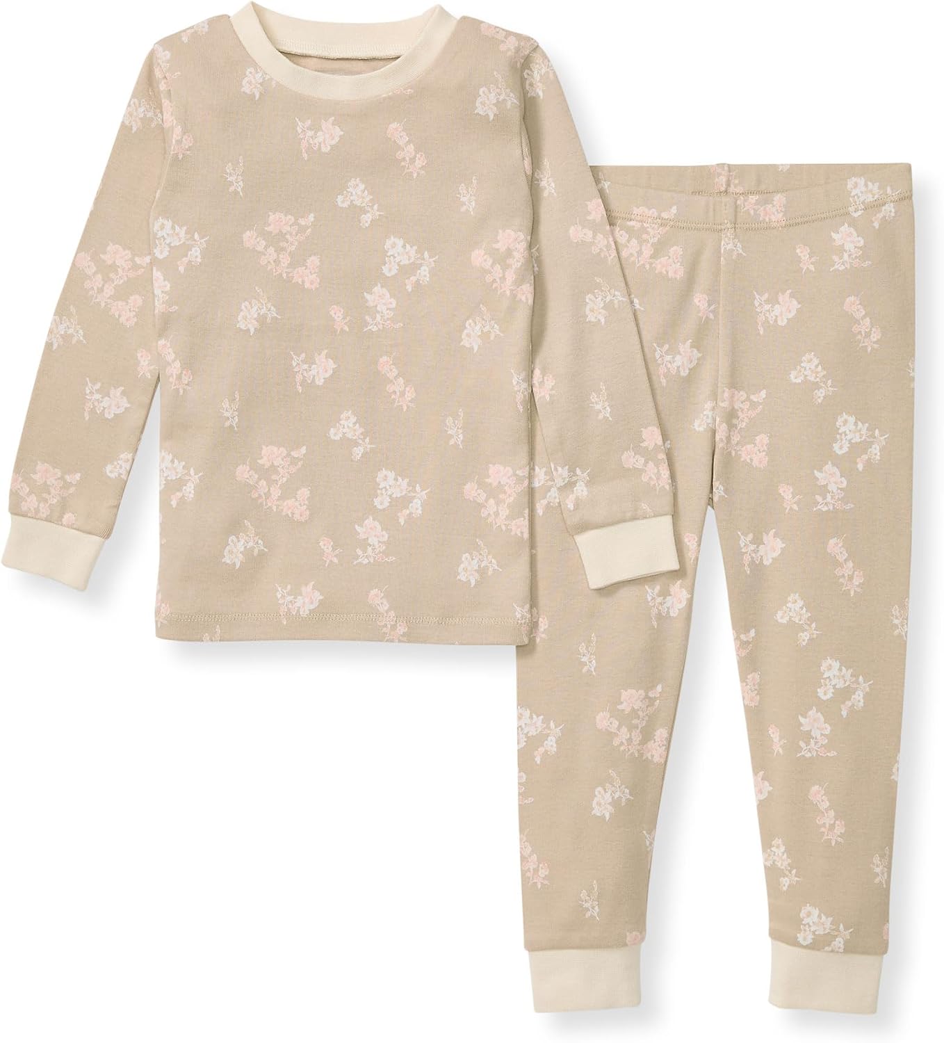 Burt’s Bees Baby Organic Cotton Pajamas for Girls,100% Cotton Pajama Set