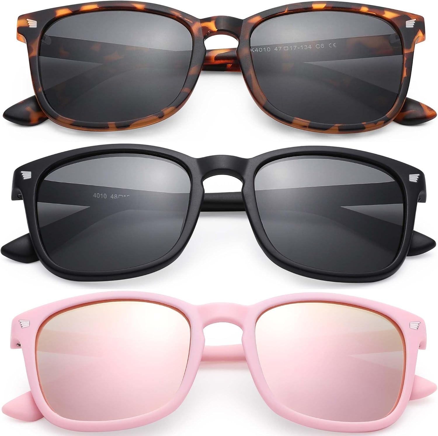 Kids Sunglasses Polarized – Flexible Youth Glasses for Toddler Girls Boys Age 3-12