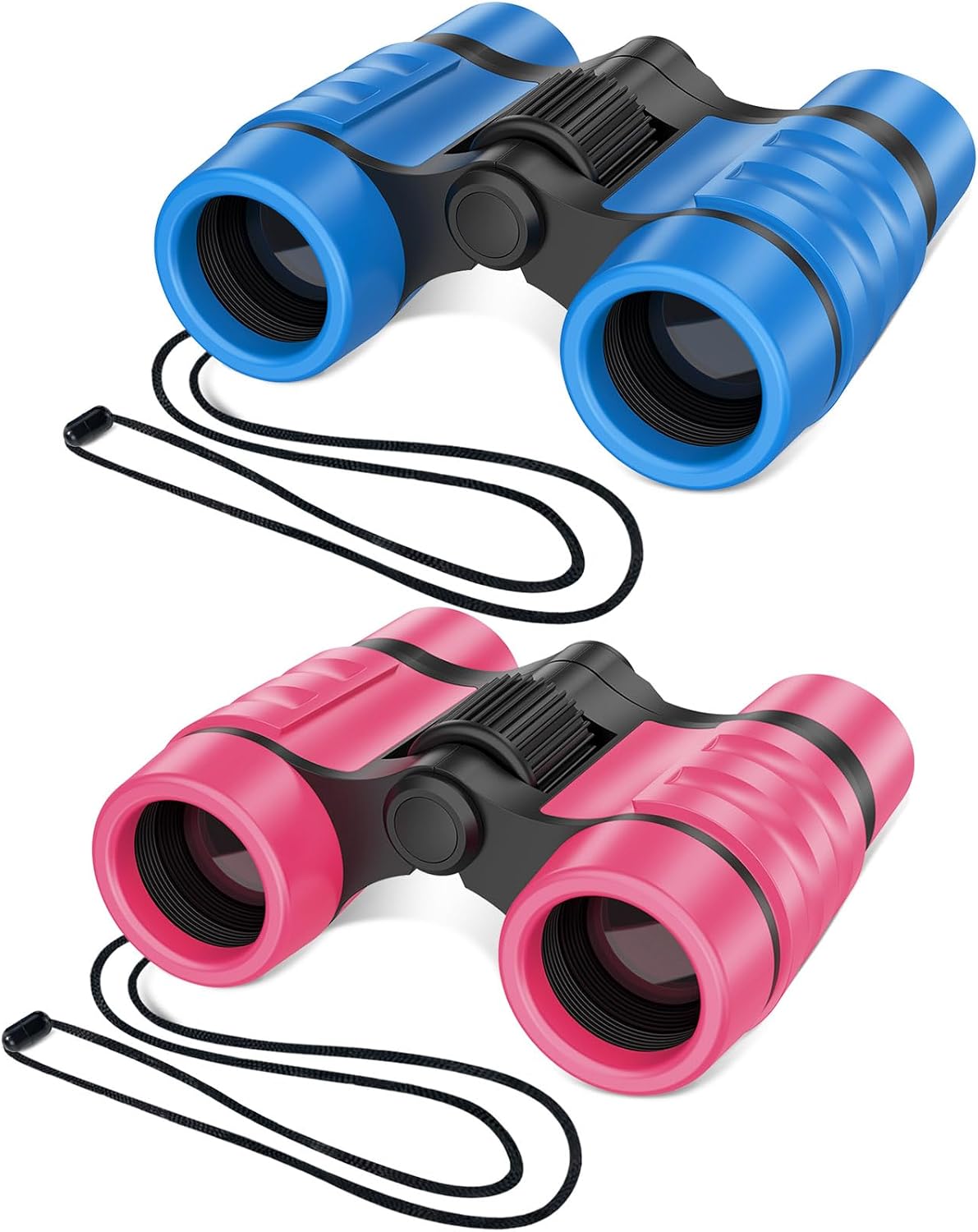 ESSENSON Binoculars for Kids, Age 3-12 Years, Set of 2 | Telescope Outdoor Toys, Sports and Outside Play, Hiking, Bird Watching, Travel, Camping, Birthday Presents