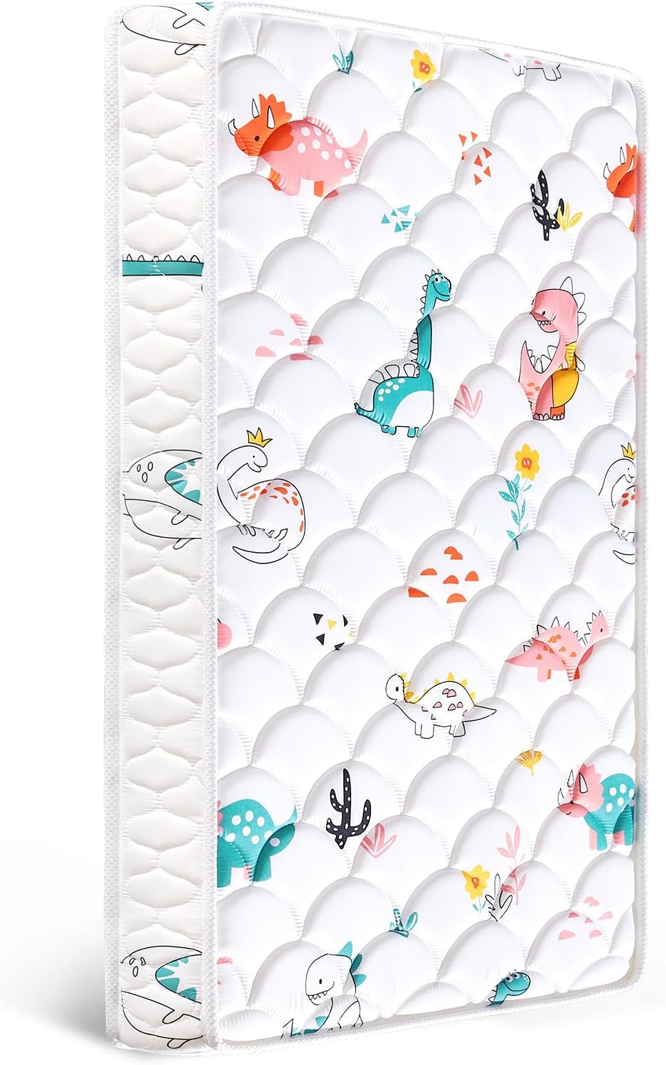 Letmxiu 5″ Crib Mattress and Toddler Mattress, Dual-Sided and Firm, Hypoallergenic Crib Mattress, Fits Standard Crib and Toddler Bed