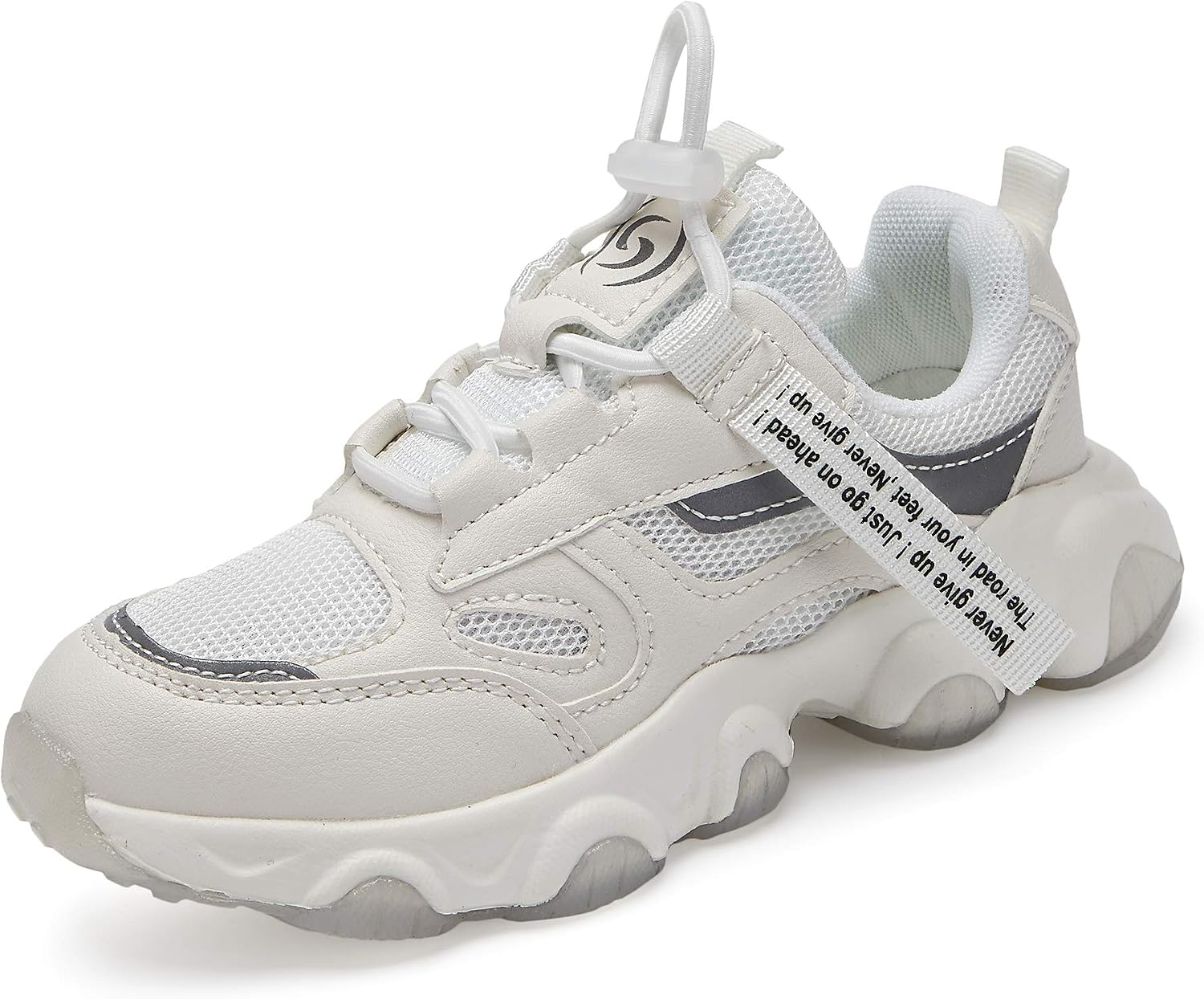 Casbeam Kids Breathable Sneakers Mesh Lightweight Easy Walk Casual Sport Strap Athletic Running Shoes for Boys Girls