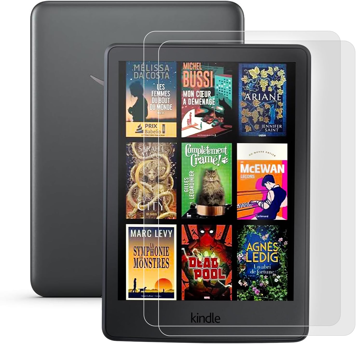 IPROKKO 2 Pack Anti Blue Light Screen Protector for 7-inch Kindle Paperwhite 12th Gen 2024 & Kindle Colorsoft 1st Generation (Signature/Kids Edition). Matte Anti-Glare High Clarity Protective Paper-like Film, Compatible With Kobo Aura 2, Boox Go 7