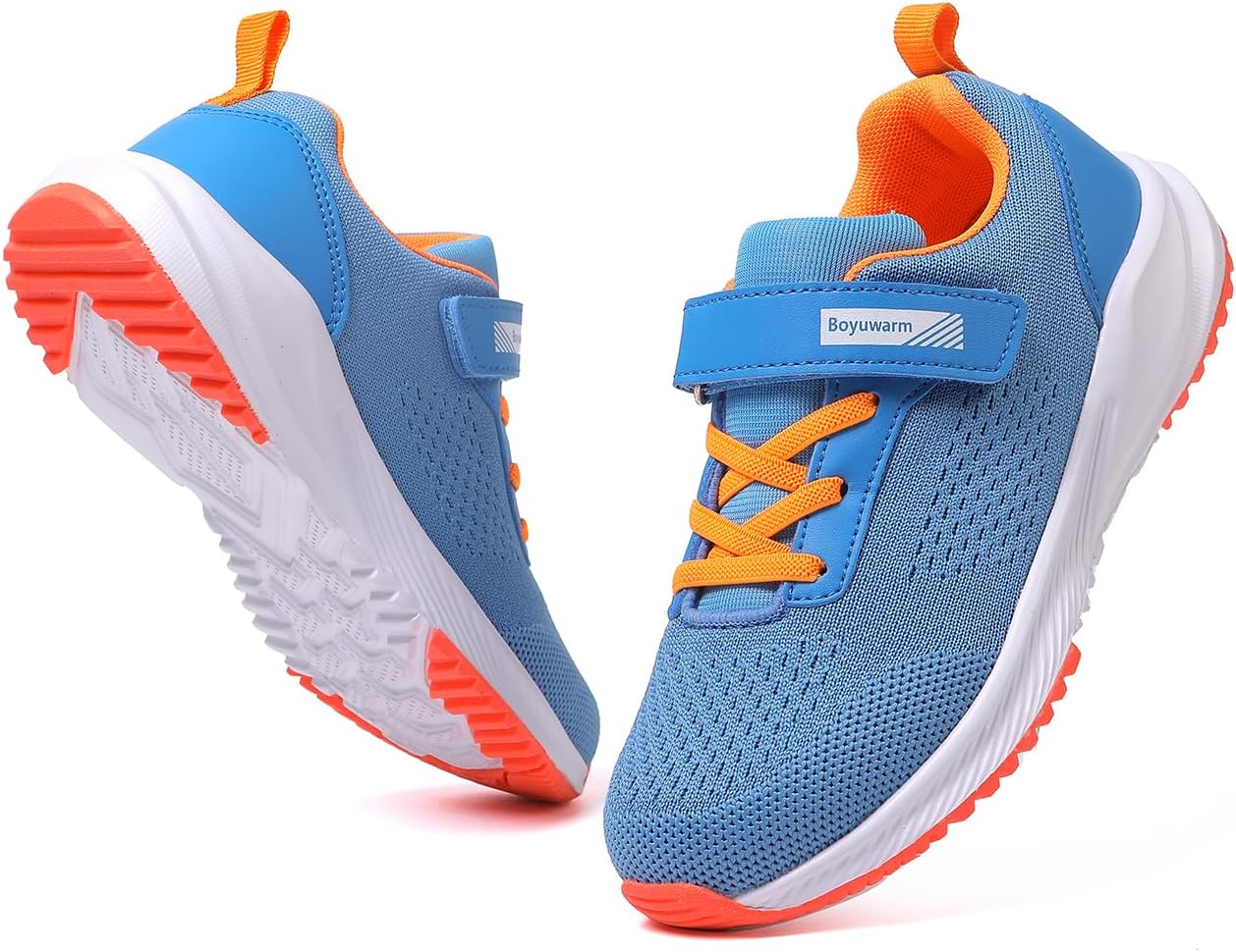 Kids Athletic Tennis Shoes, Lightweight Running Sneakers, Non-Slip Sport Shoes, Boys Girls