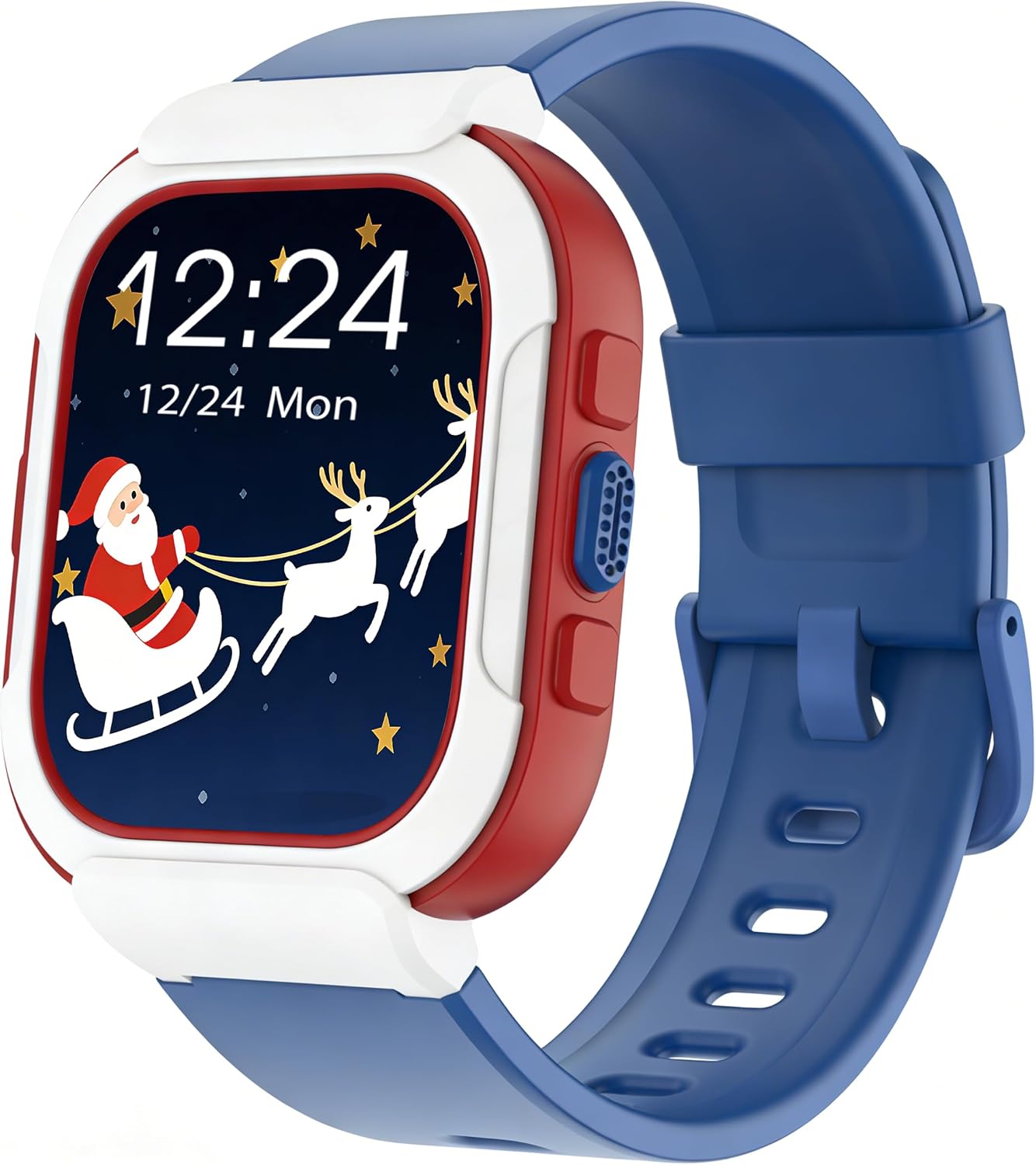 Kids Smart Watch, IP68 Waterproof Kids Fitness Tracker Watch with 1.4” DIY WatchFace, Heart Rate/SpO2/Sleep Monitor, Pedometer, Alarm Clock and Game, Gifts for Teens Girls 5-12 Years Old