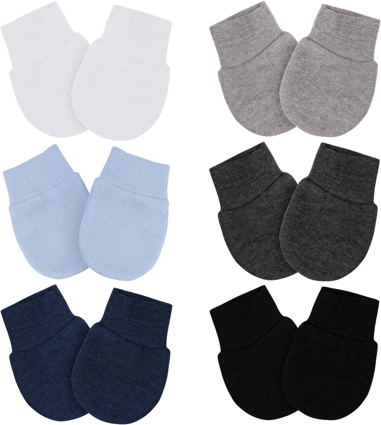Baby Mittens No Scratch Mittens Infant Soft Gloves Mittens for 0-6 Months Boys Girls