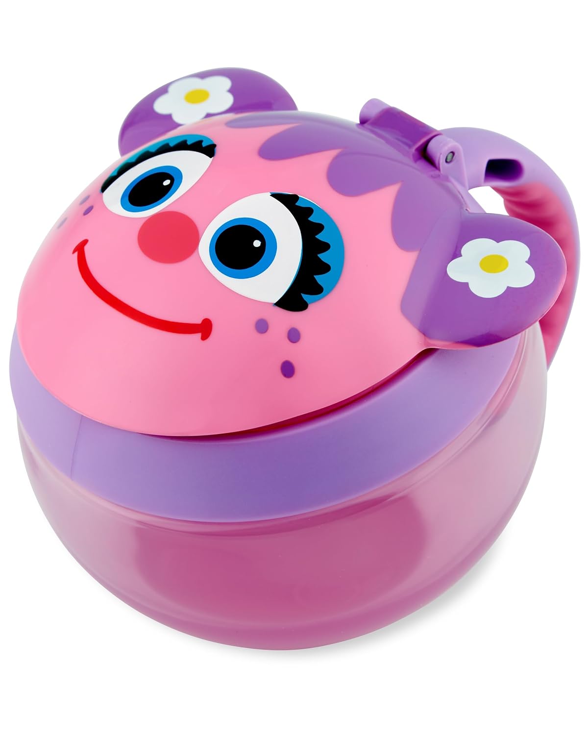 Skip Hop x Sesame Street Baby Snack Container, Toddler Snack Cup, Abby Cadabby