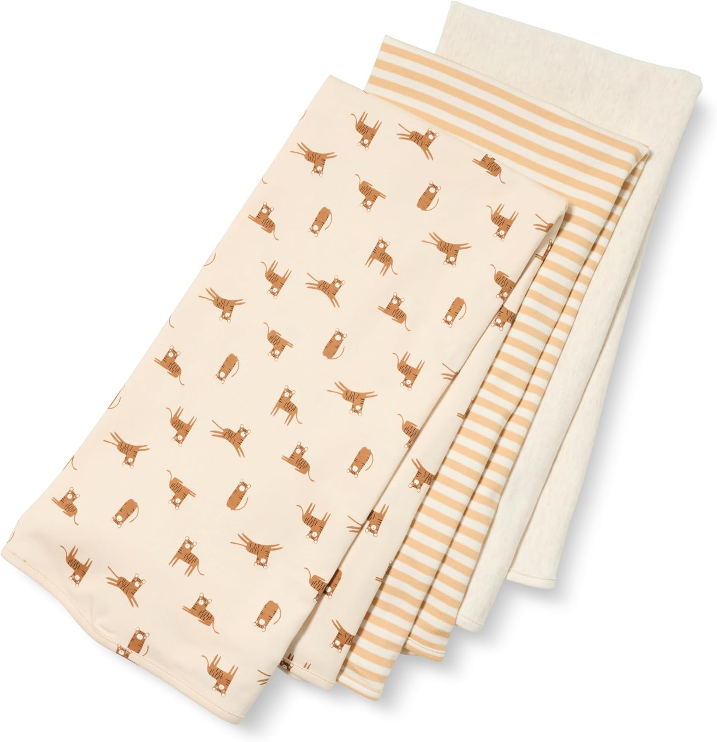 Amazon Essentials Unisex Babies’ Breathable Cotton Swaddle Receiving Blankets, Pack of 3