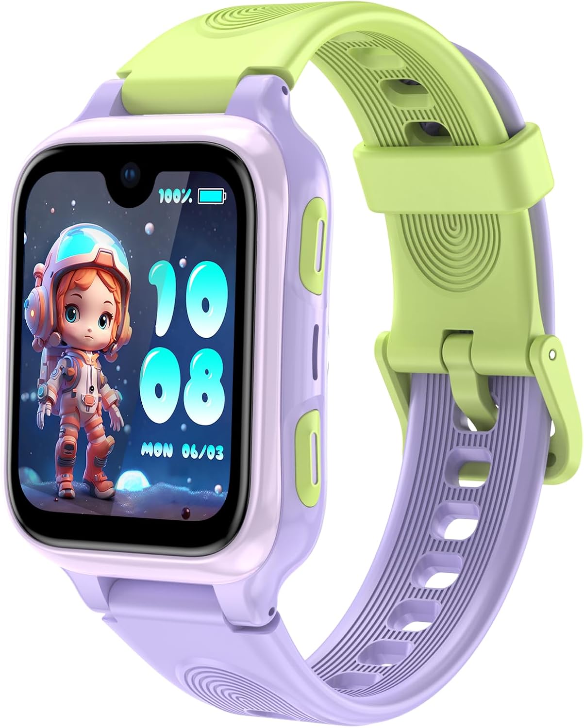K9 Smart Watch for Kids with GPS Tracker, AI Voice & Video Call,1.78″ AMOLED, 4G Smartwatch with SOS, Parental Controls, School Mode, IP68 Waterproof Kids Smartwatch for Teens Ages 6 and Up