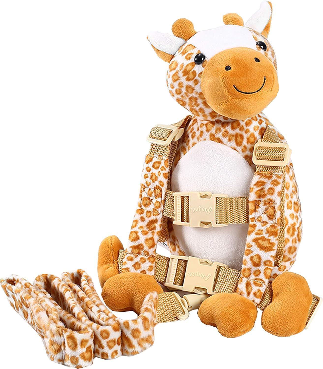 2 in 1 Monkey Toddler Safety Harness Backpack Children’s Walking Leash Strap (giraffe)