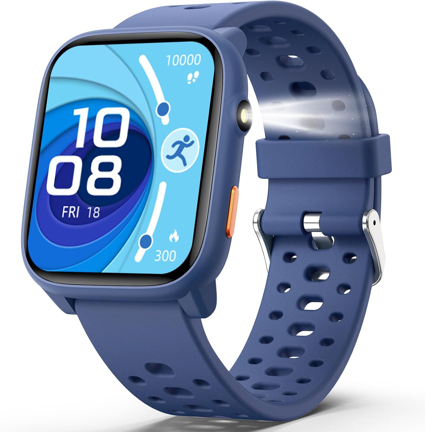 MgaoLo Kids Smart Watch 1.85″ Upgrade – Fitness Tracker with Heart Rate Sleep Monitor, 100+ Sports Modes, 12 Puzzle Games, Activity Tracker for Boys Girls Outdoor Fun