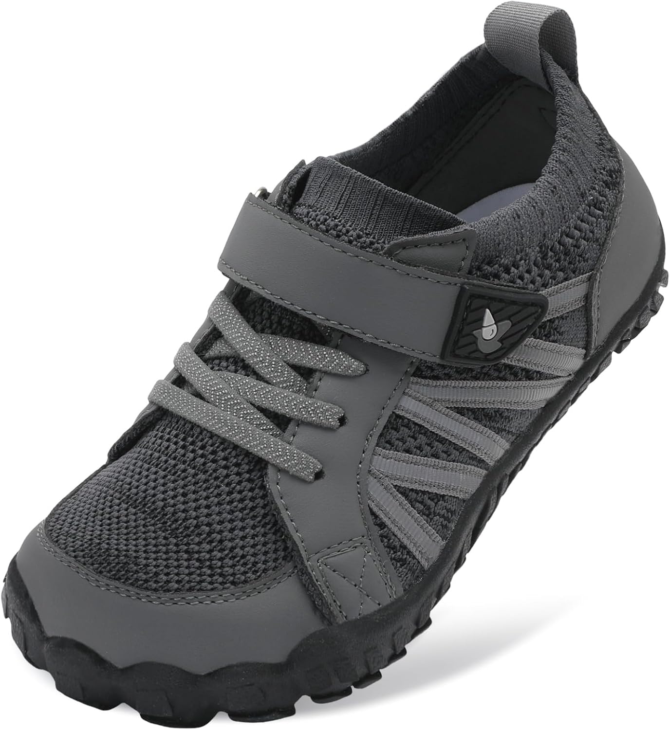 LeIsfIt Kids Shoes Girls Boys Wide Barefoot Shoes Big Kids Breathable Anti-Slip Hiking Sneakers for Walking Climbing Training Outdoor Activities