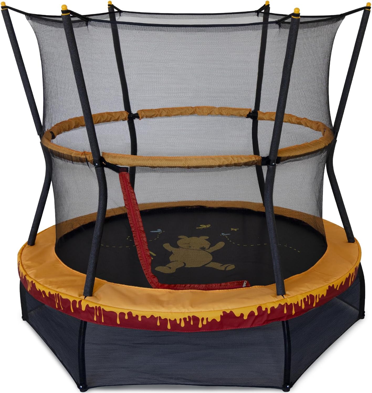 Skywalker Trampolines 60″ No-Spring Design Mini Trampoline for Kids and Toddlers with Enclosure Net