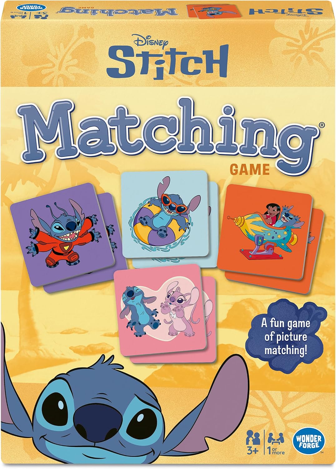 Wonder Forge Disney Stitch Matching Game – Engaging Memory Game for Toddlers and Preschoolers – Fun and Educational for Ages 3+