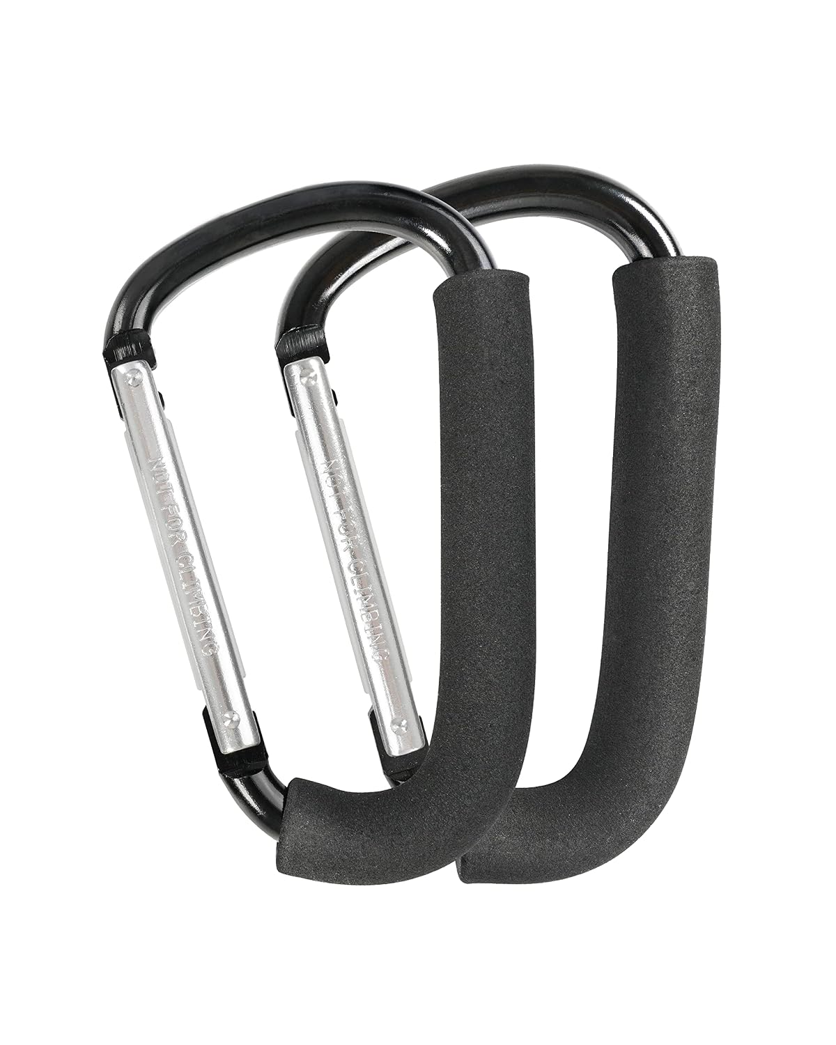 Stroller Hooks, 6.3″ Large Stroller Clip, 2 Pack Stroller Hooks for Hanging Bags and Shopping, Stroller Accessories for Mommy, Large Carabiner
