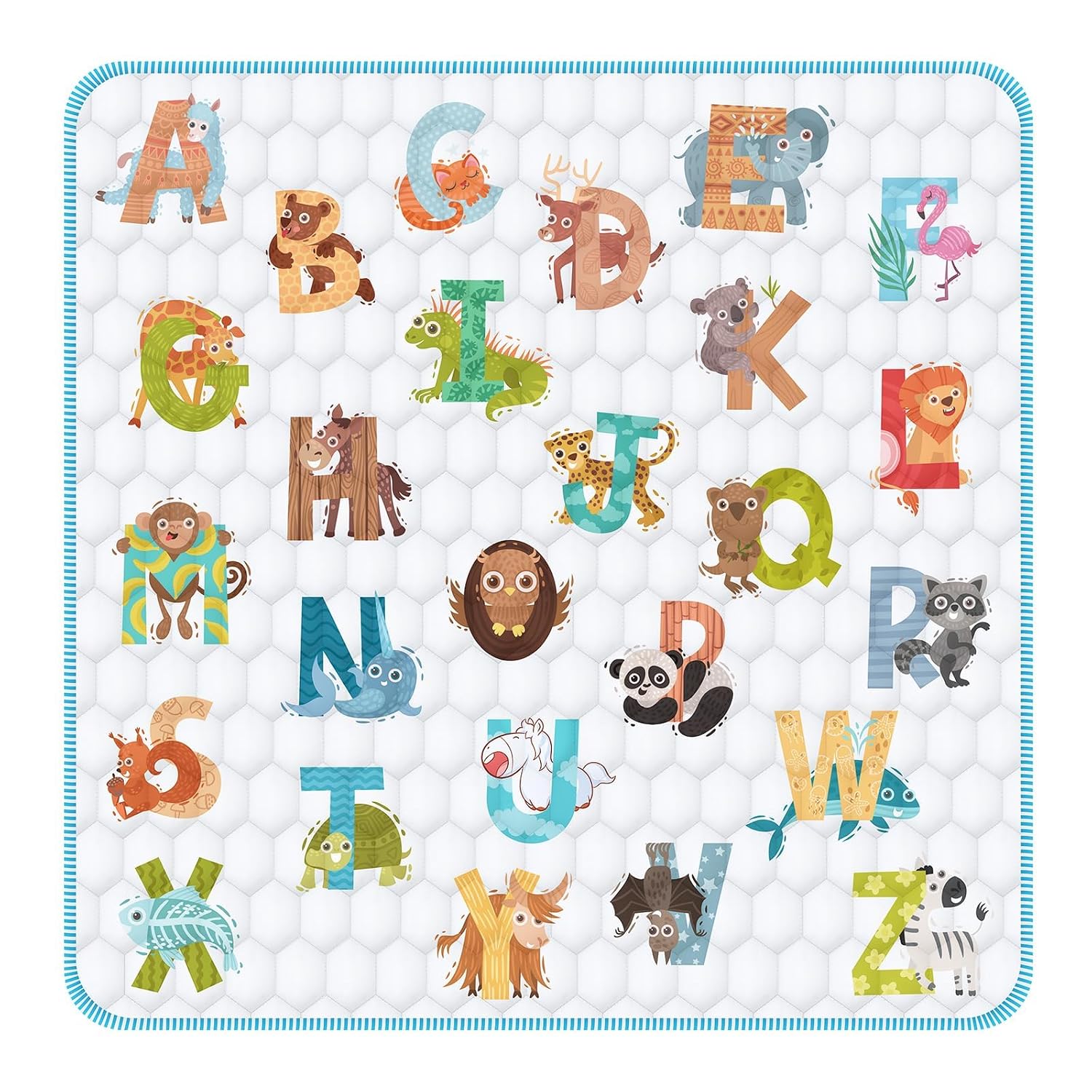 Baby Play Mat for Floor Playpen – 50″ X 50″ Playpen Mat,Thick One-Piece Crawling, Odorless Floor Mat, Non-Slip Cushioned Baby Playmat for Infants,Babies,Toddlers. Foldable and Machine Washable