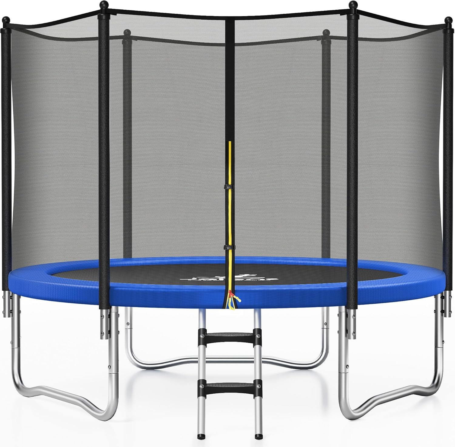 JELENS Trampoline 8FT 10FT 12FT 14FT 15FT, Outdoor Trampolines with Enclosure Net, Recreational Anti-Rust Trampolines for Kids and Adults, ASTM Approved