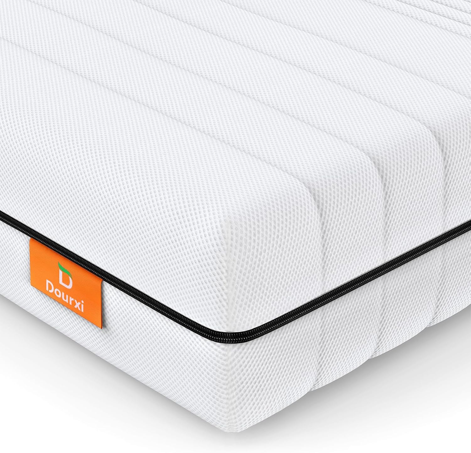Dourxi Crib Mattress, Breathe Through Baby Dual-Sided Comfort Memory Foam Toddler Mattress with Washable 3-D Mesh Cover, Fits Standard Full Size Crib and Toddler Bed, 52×27.5×6 inch