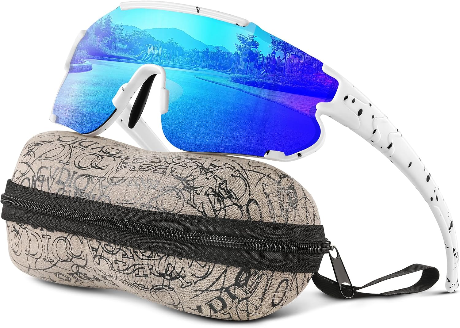 Kids Baseball Polarized Sunglasses: Sports Sunglasses for Boys Girls 3-12 Youth Sun Glasses for Cycling Running