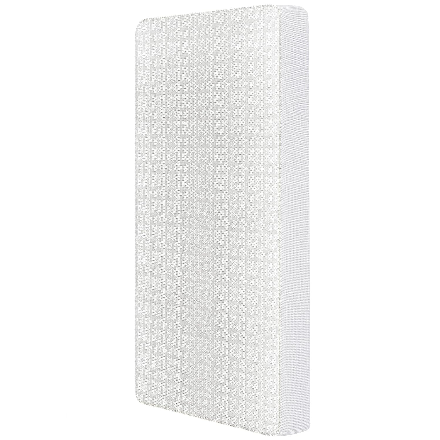 Dream On Me Breathable 2-in-1 Foam Core Crib and Toddler Bed Mattress, White, 6 Inch