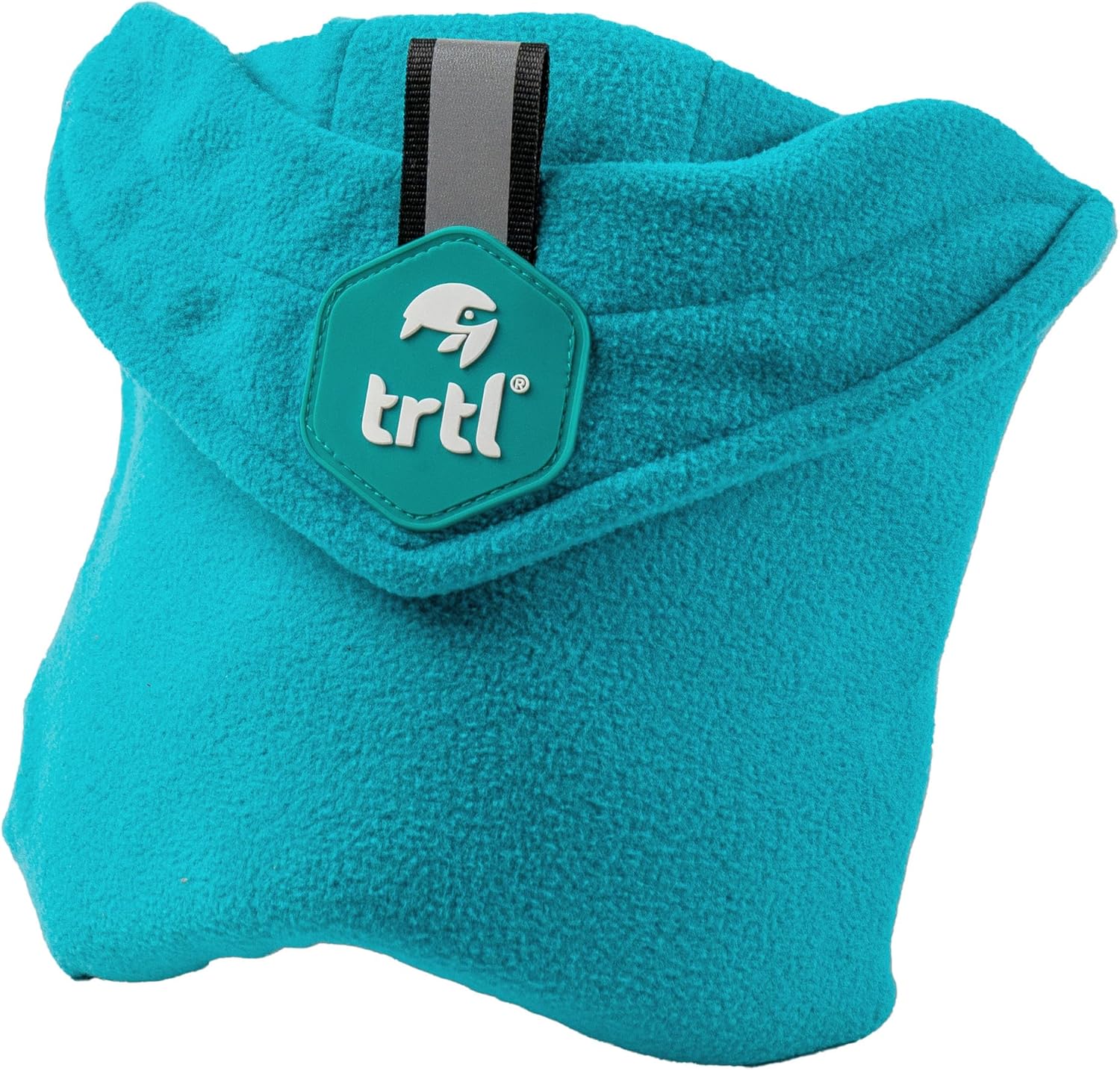 trtl Pillow Junior Kids Travel Pillow for Airplanes – with Built-in Head and Travel Neck Support – Comfortable Kids Neck Pillow for Traveling – Compact and Machine-Washable Aqua