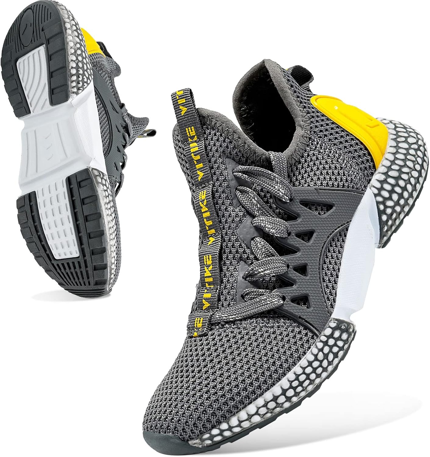 WETIKE Boy’s Shoes Mesh Slip on Lightweight Running Sneakers