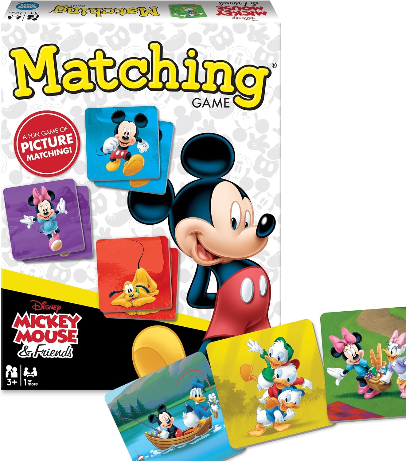 Wonder Forge Mickey Mouse Matching Game – Fun and Educational Disney Memory Card Game for Toddlers, Kids, Boys and Girls Ages 3-5 – Develops Focus, Analysis, and Learning Skills