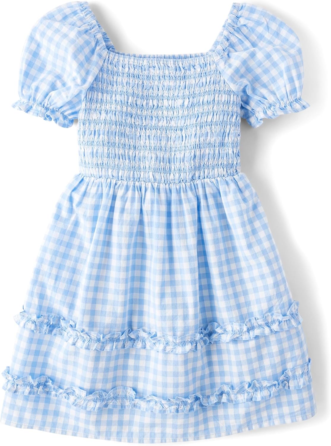 The Children’s Place girls Floral Smocked Babydoll Dress