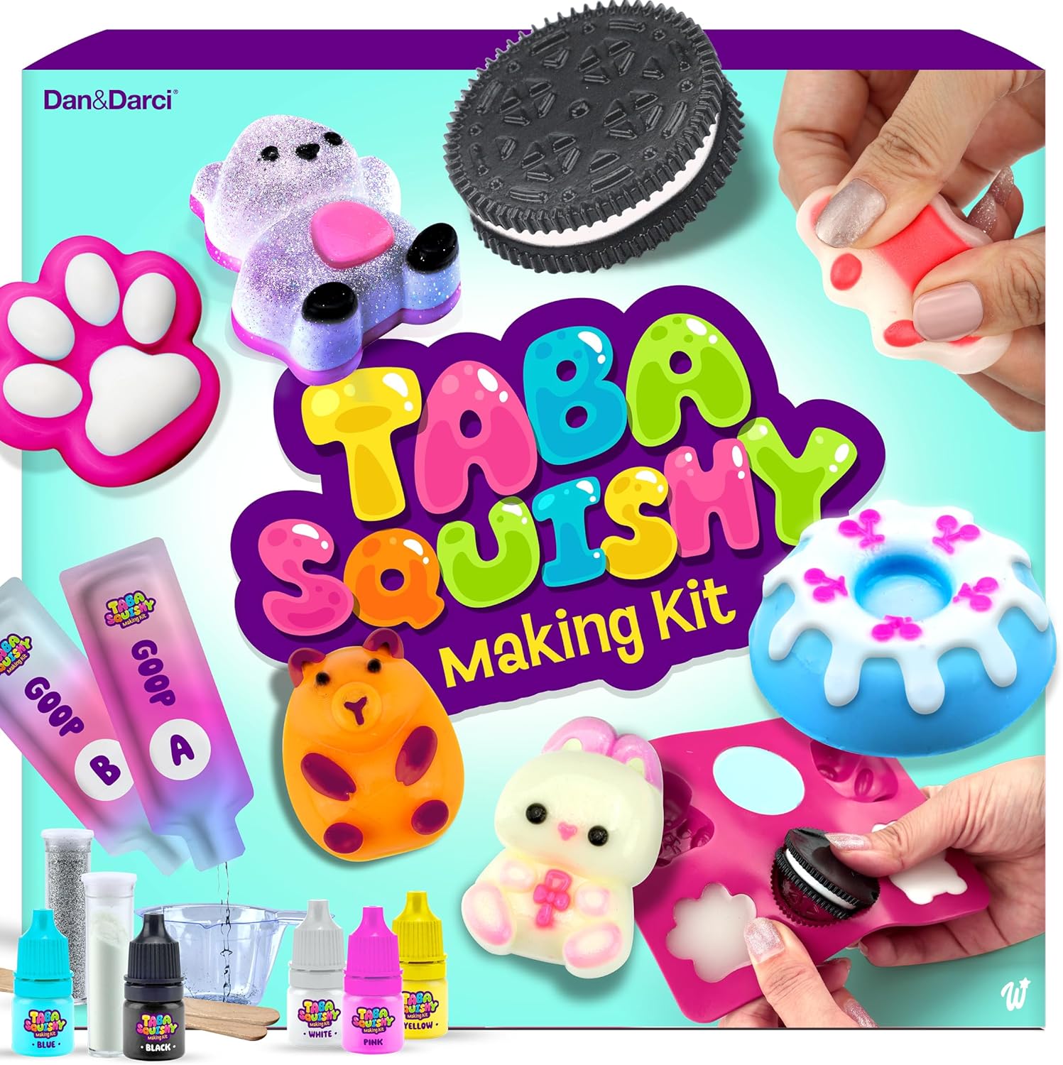 Taba Squishy Making Kit for Kids – Gifts for Girls – Kids Crafts – 6 7 8 9 10 11 12 Year Old Girl Birthday Gift – Squishies Craft Kits – Arts and Crafts for Kid for 8-12 – Toys for Girls