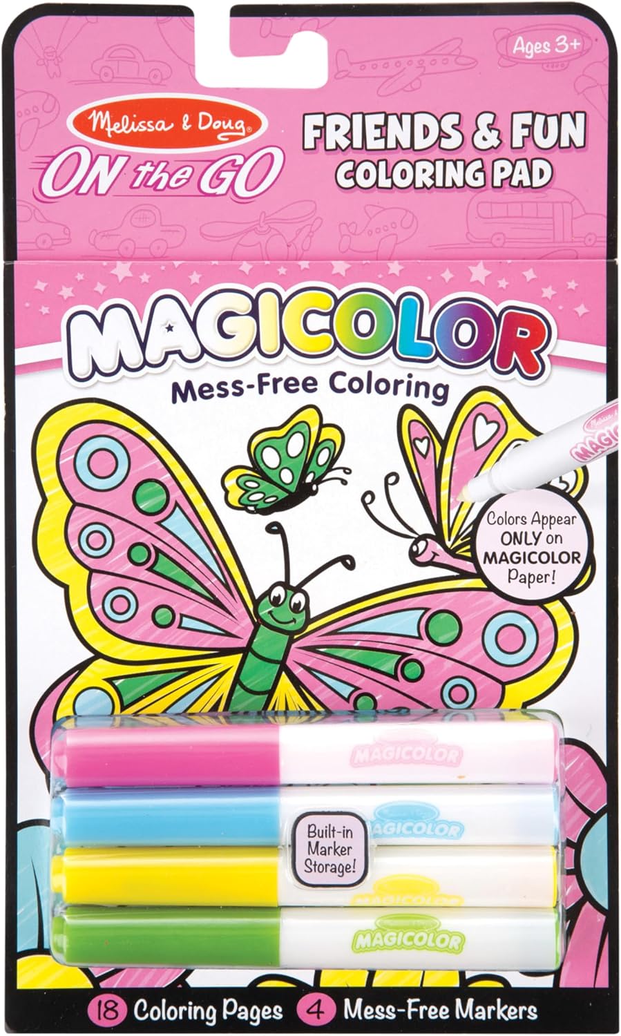 Melissa & Doug On The Go Magicolor Coloring Pad – Friends and Fun