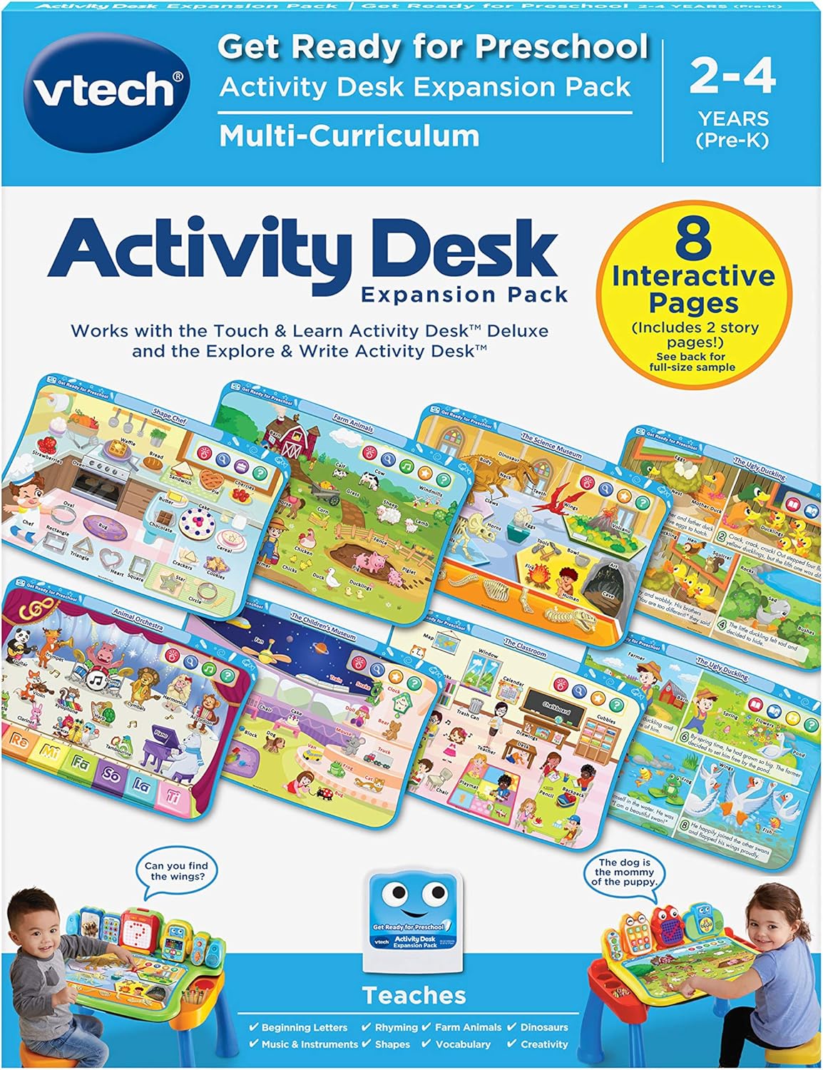 VTech Touch and Learn Activity Desk Deluxe Expansion Pack for Preschoolers